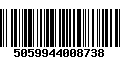 Código de Barras 5059944008738