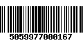 Código de Barras 5059977000167