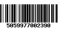 Código de Barras 5059977002390