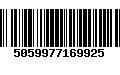 Código de Barras 5059977169925