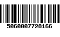 Código de Barras 5060007728166