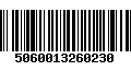 Código de Barras 5060013260230