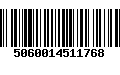 Código de Barras 5060014511768