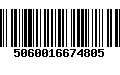 Código de Barras 5060016674805