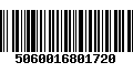 Código de Barras 5060016801720