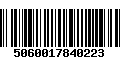 Código de Barras 5060017840223