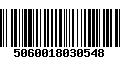 Código de Barras 5060018030548