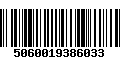 Código de Barras 5060019386033