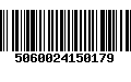 Código de Barras 5060024150179