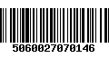 Código de Barras 5060027070146