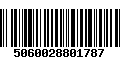 Código de Barras 5060028801787