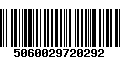 Código de Barras 5060029720292