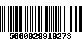 Código de Barras 5060029910273