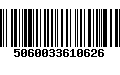 Código de Barras 5060033610626