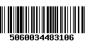 Código de Barras 5060034483106