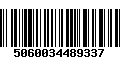 Código de Barras 5060034489337