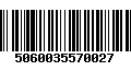 Código de Barras 5060035570027