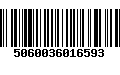 Código de Barras 5060036016593