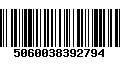 Código de Barras 5060038392794