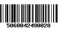 Código de Barras 5060042490028