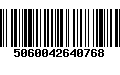 Código de Barras 5060042640768