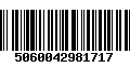 Código de Barras 5060042981717