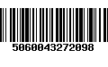 Código de Barras 5060043272098