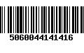 Código de Barras 5060044141416