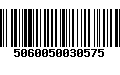 Código de Barras 5060050030575