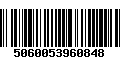 Código de Barras 5060053960848