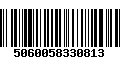 Código de Barras 5060058330813