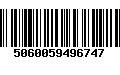 Código de Barras 5060059496747