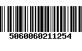 Código de Barras 5060060211254