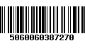 Código de Barras 5060060387270