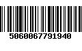 Código de Barras 5060067791940