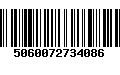 Código de Barras 5060072734086