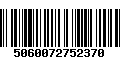 Código de Barras 5060072752370