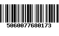 Código de Barras 5060077680173