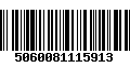 Código de Barras 5060081115913