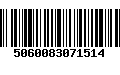 Código de Barras 5060083071514