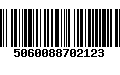 Código de Barras 5060088702123