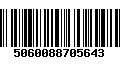 Código de Barras 5060088705643