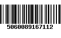 Código de Barras 5060089167112