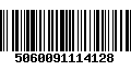 Código de Barras 5060091114128