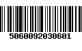 Código de Barras 5060092030601