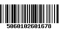 Código de Barras 5060102601678