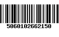 Código de Barras 5060102662150