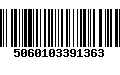 Código de Barras 5060103391363