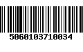 Código de Barras 5060103710034