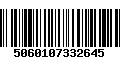 Código de Barras 5060107332645